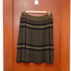 Madewell x Wallace Green and black sweater skirt - Medium